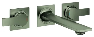 GROHE 3-Loch-Waschtisch-Wandbatterie Allure 20193_2 für 29025 Ausl. 208mm satin graphite, 20193MG2 20193MG2
