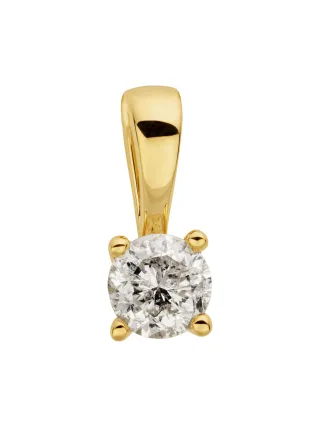 Orolino Anhänger 585/- Gelbgold Brill. 0,25ct. weiß