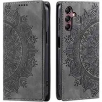 CoverKingz Handyhülle Hülle für Samsung Galaxy A16 5G Handyhülle Flip Case Cover Tasche 16,9 cm (6.7 Zoll), Klapphülle Schutzhülle mit Kartenfach Schutztasche Motiv Mandala