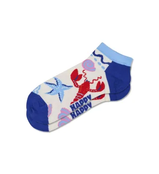 happy socks - Seafood Low Sock Weiß - Gr. - 46