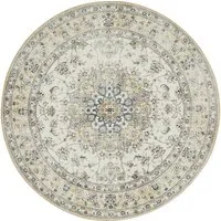 LUXOR living Teppich Prima 3, rund, Höhe: 7 mm, Kurzflor, Orient-Optik, Vintage Design