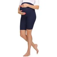 Merry Style Umstandsleggings Damen Kurze Umstandsleggings aus Viskose MS10-299 (1-tlg) elastischer Bund