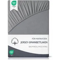 PTY HOME Spannbettlaken Premium Spannbettlaken Baumwollmischung für Boxspringbett und Topper, Gummizug: Rundum, (1 Stück), PREMIUM atmungsaktiv, hautfreundlich, elastische Spannbettlaken