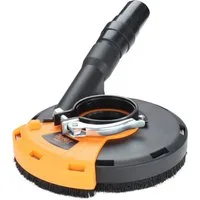 Clanmacy Winkelschleifer Absaughaube Set für Winkelschleifer mit Bürstenkranz 115/125 mm, (Set), für Winkelschleifer Professional Diamantschleiftopf