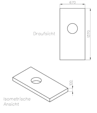 Neuesbad Wannenträger für Ideal Standard Ultra Flat S+ 140x70 SD 27468
