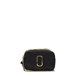 Marc Jacobs schwarze Leder Umhängetasche