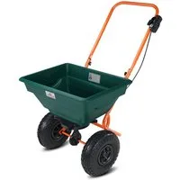Gardebruk Streuwagen, 20 L Streumenge einstellbar XXL Luftreifen - Saatgutstreuer Streuer