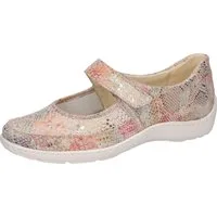 Waldläufer HENNI Soft Riemchenballerina Schlupfschuh, Klettschuh, Komfortschuh mit Klettriegel, H-Weite