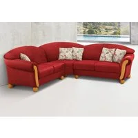 Home affaire Ecksofa Milano, bequem mit Federkern, B/T/H 233/233/83cm, Landhausstil, L-Form, gleichschenklig