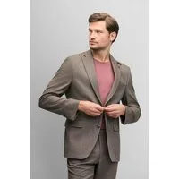 Digel Anzugsakko Ezzo-G (1-tlg., Polyester-Viskosemix) Kissing Buttons, Abnehmbarer Revers-Pin