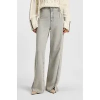 BOSS ORANGE High-waist-Jeans Marlene High Rise Split Premium Damenmode mit Schlitzen am Saum