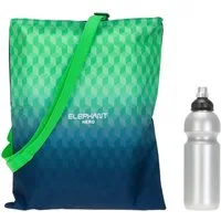 ELEPHANT Turnbeutel Sportbeutel Attach Bag Hero Signature Tasche, für Jungen Mädchen Schubeutel Gymbag + Trinkflasche