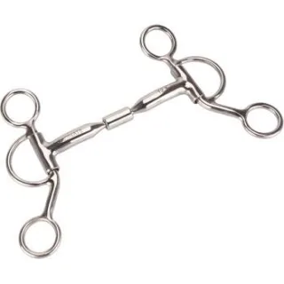 Equinate Westerngebiss Billy Allen Bit mit Shanks Edelstahl 14,5 cm