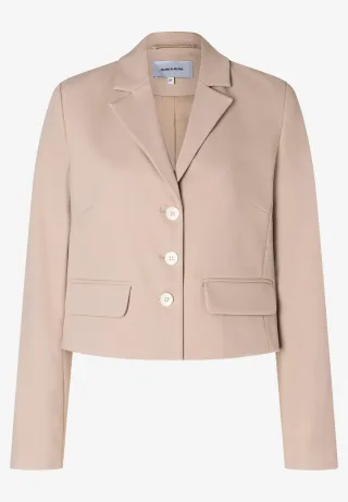 MORE & MORE - Kurzer Blazer beige - Gr. - 38