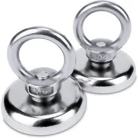 FELIXLEO Magnethalter 2 Stk Extrem Starke Magnete 125 kg Traglast Magnethaken (1-St)