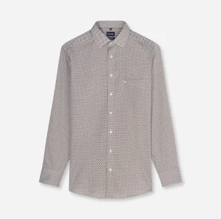 OLYMP - Hemd Modern Fit braun - Gr. - 39
