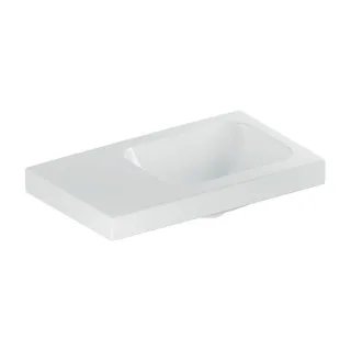 Geberit iCon light Handwaschbecken 501833003 53x31cm, ohne Hahnloch, ohne Überlauf, mit Ablagefläche, weiß