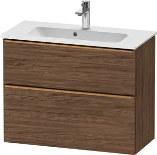Duravit D-Neo Waschtischunterbau wandhängend Nussbaum dunkel Matt 810x372x625 mm - DE4369004210000 DE4369004210000