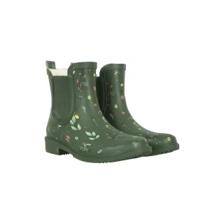Mountain Warehouse - Damen Gummistiefel, Blumen, Gummi (Khakigrün)