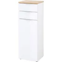 GERMANIA Midischrank Pescara Front mit Glasauflage
