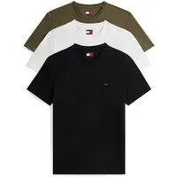 Tommy Jeans T-Shirt TJM EXTRA SLIM 3 PACK (Packung, 3-tlg) Mit Rundhalsausschnitt