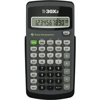 Texas Instruments Taschenrechner TI-30Xa Wissenschaftlicher Rechner, Batteriebetriebener, 10-stelliges Display