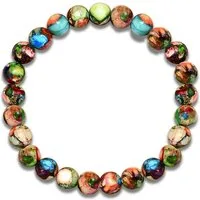The Beauty House Armband Edelstein Armband für Damen & Herren – Naturstein, Energie Schmuck, elastisch & handgefertigt