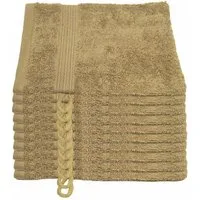 Julie Julsen Waschhandschuh 10-Waschhandschuh-Sand-Waschhandschuh 15 x 21 cm, (10-St)