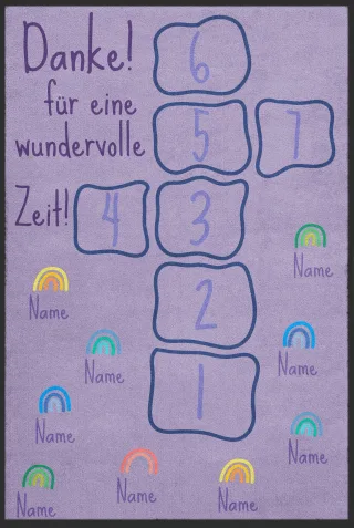 Kita Abschiedsfussmatte 6031 | Größe: 60 cm x 80 cm