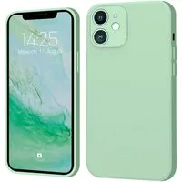 Tec-Expert Handyhülle SoftGrip Cover Hülle für Apple iPhone 12, Handy Case Bumper integrierter Kameraschutz flexibel