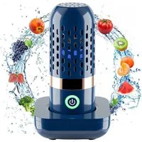 MOPUEA Ultraschallreiniger Obst und Gemüse Waschmaschine Ultraschallreiniger, Kompakte Größe und einfache Aufbewahrung