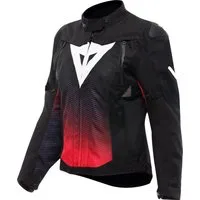 Dainese Motorradjacke Super Sprint D-Dry wasserdichte Damen Motorrad Textiljacke Ellenbogenprotektoren enthalten,herausnehmbares Innenfutter,Schul