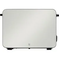 WMF Toaster Stelio Paper White, Doppelschlitz Toaster mit Brötchenaufsatz, 2 kurze Schlitze, für 2 Scheiben, 1050 W, 7 Bräunungsstufen, Brotzentrierung, Krümelschublade, Cromargan Gehäuse