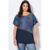 Ulla Popken T-Shirt Funktionsshirt oversized Halbarm recycelt