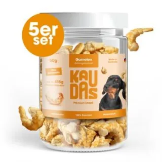 KAUDAS GarnelePur Natursnack 5x50 g
