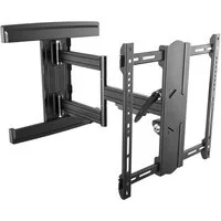RICOO TV-Wandhalterung Wandhalterung TV 45 Zoll bis 85 Zoll max 50 Kg schwenkbar S5744-B, (bis 85 Zoll, VESA 200x200 bis 400x400, 1-tlg., vollbeweglich neigbar ausziehbar 45" 48" 55" 60" 65" 70" 85" Halterung, bis 17° Neigung, bis zu 180° Schwenkung 