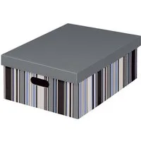 NIPS Aufbewahrungsbox OFFICE Mehrzweckbox MAXI (1 St), B/H/T: 35 x 18,5 x 44 cm, Wellkarton, Karton, Pappe