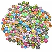 Armena Deko-Glas 200 Stück bunte Deko-Glas