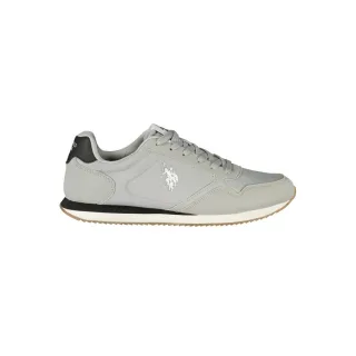 U.S. POLO ASSN. Graue Polyurethan Herren Sneaker