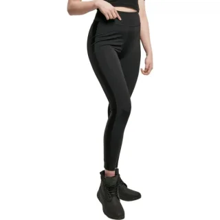 Urban Classics Ladies - Highwaist Shiny Stripe Leggings