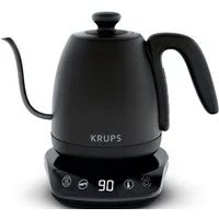 Krups Wasserkocher BW9238 Café Control Gooseneck, 1 l, 1200 W, Schwanenhals-Auslauf, 1 L, digitale Anzeige, 8 Einstellungen
