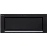 GURARI Deckenhaube GCH E 217 BL 90 PRIME N Dunstabzugshaube 90 cm 1000m³/h Dunstabzugshaube 90 cm, Schwarz Glas, 1000m³/h