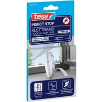 tesa Fliegengitter-Gewebe Klettband Premium - Ersatzrolle Für Fliegennetze - 560 cm, (Packung, 1-St., Selbstklebendes Klettband), zuschneidbar - Mückenschutz ohne Bohren