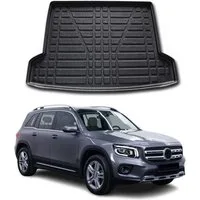 OMAC Kofferraummatte Kofferraumwanne für Mercedes GLB X247 2019-2025 Obere Gummi TPE (1 St), für Mercedes GLB X247 2019-2025 Obere Mercedes GLB X247 2019-2025 Obere, Einfache Installation,Antirutsch,Leicht zu reinigen,Leichtgewicht