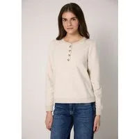 STREET ONE STUDIO Langarmshirt mit Knopfleiste