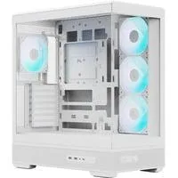 P500B Digi-WT-v1 , Tower-Gehäuse weiß, Tempered Glass x 2
