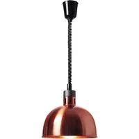 Royal Catering Speisenwärmer Gastro Wärmelampe kupfern höhenverstellbar Ø 29 x 29 cm Wärmestrahler