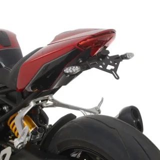 R&amp;G Kennzeichenhalter Heckumbau SHORT schwarz Triumph Speed Triple 1200 RX Bj.2025-2026 plug&amp;play