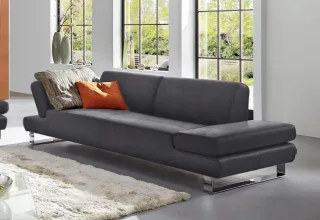 W.SCHILLIG 3-Sitzer "taboo Designsofa mit hohem Sitzkomfort" mit Übertiefe, inklusive Armlehnenverstellung