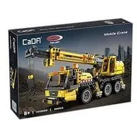 Mobilkran Bausteine, Baukasten gelb